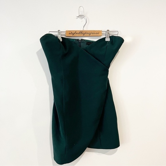 Revolve x NBD Stanford Mini Dress Emerald Green - Picture 3 of 12